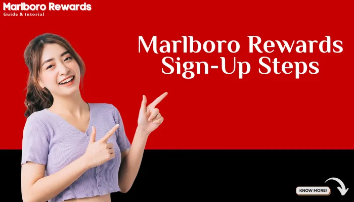 Marlboro Rewards Sign-Up Steps